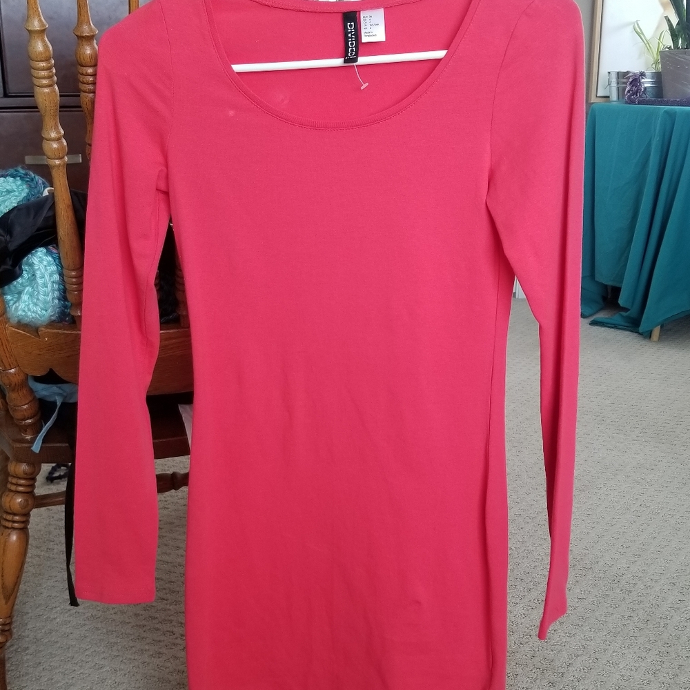 H&M long-sleeved mini dress